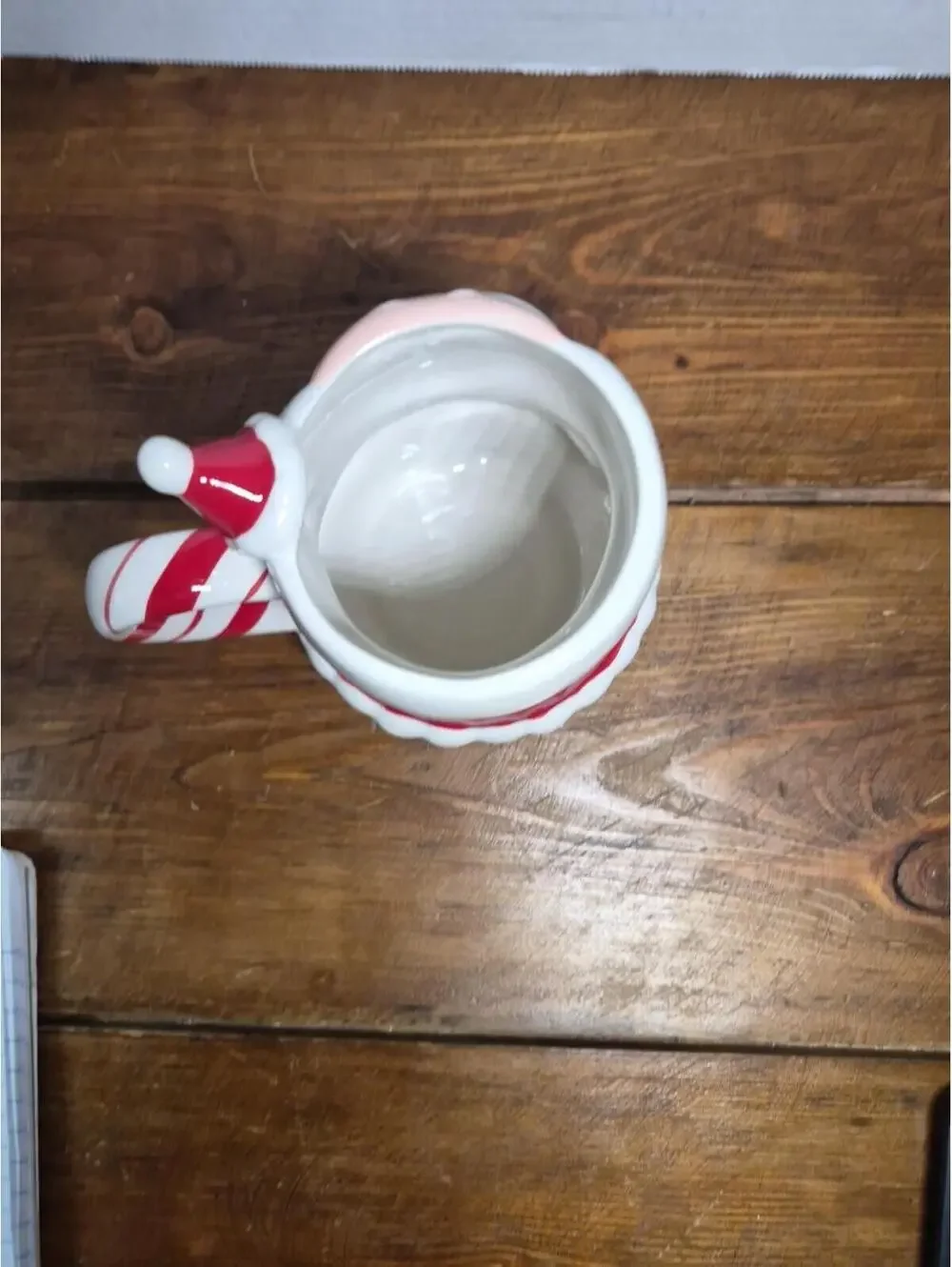 Target BE MERRY - SANTA CLAUS with Hat Mug Red White Holiday 2008 Christmas A688